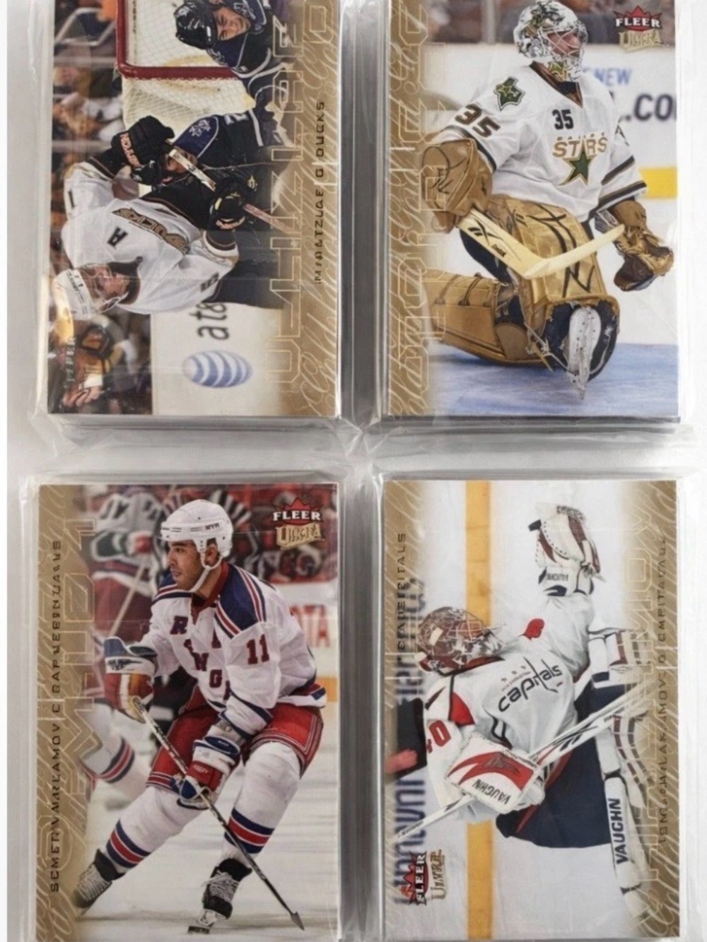 2009-2010 Fleer Ultra NHL Hockey Card Base Set 1-200 New in Packagd